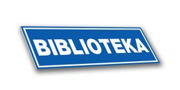 Tabliczka PCV - Biblioteka