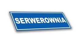 Tabliczka PCV - Serwerownia