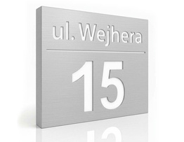 Podświetlany numer domu wzP1