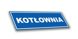 Tabliczka PCV - Kotłownia