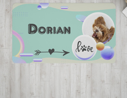 Mata pod miskę psa / kota ze zdjęciem - 0021