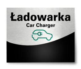 Tabliczka hotelowa Ładowarka Car Charger Silver Layer