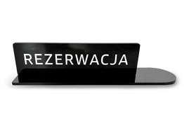 Tabliczka na stół - Rezerwacja WZ4