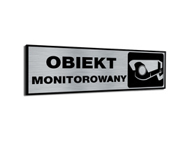 Tabliczka aluminiowa - Obiekt monitorowany - M7