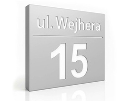 Podświetlany numer domu wzP1