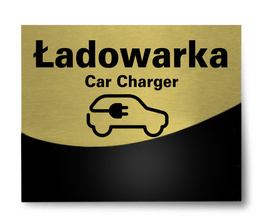 Tabliczka hotelowa Ładowarka Car Charger v2 Gold Layer