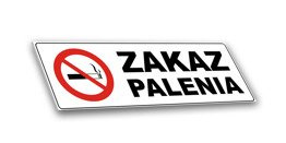 Tabliczka PCV - Zakaz palenia v4