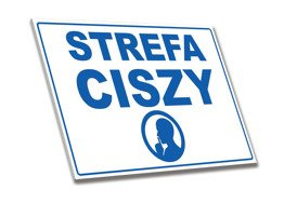 Tabliczka PCV - Strefa Ciszy