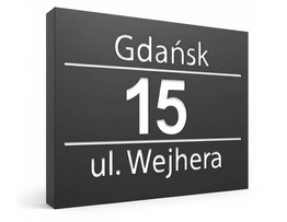 Podświetlany numer domu wzP5