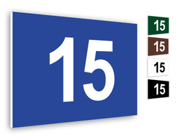 Tabliczka adresowa PCV wz5