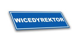 Tabliczka PCV - Wicedyrektor