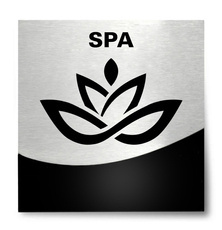 Tabliczka hotelowa SPA Silver Layer