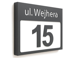 Podświetlany numer domu wzP3