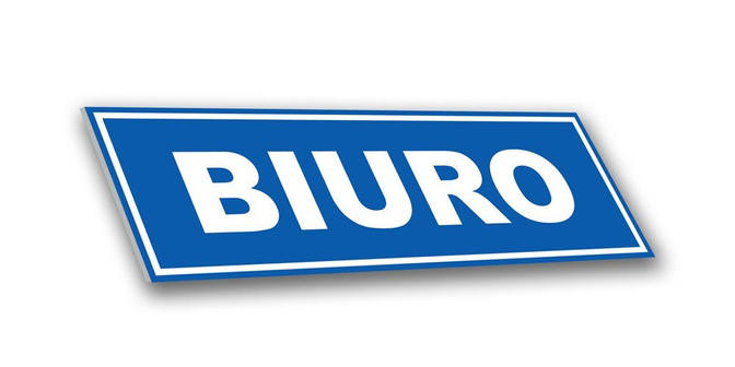 Tabliczka PCV - Biuro