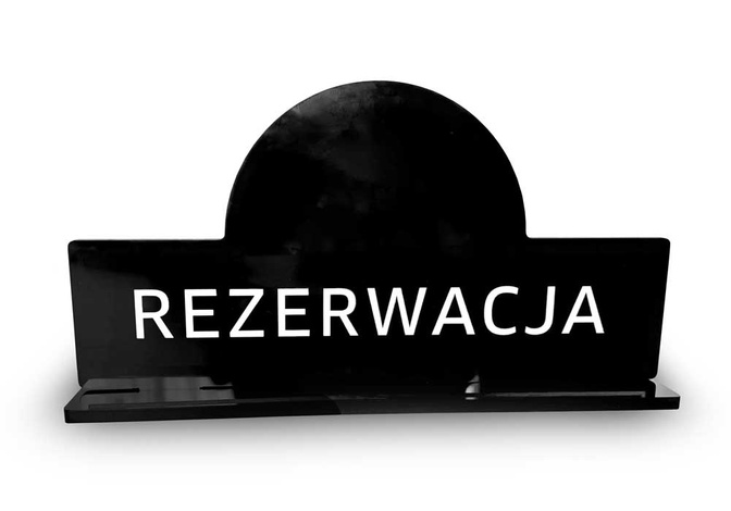 Tabliczka na stół - Rezerwacja WZ6