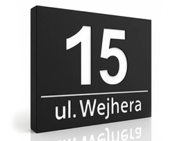 Podświetlany numer domu wzP2