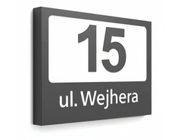 Podświetlany numer domu wzP4