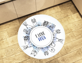 Mata pod miskę psa - 0026