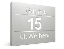 Podświetlany numer domu wzP5