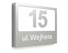 Podświetlany numer domu wzP4
