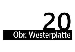 Numer na dom z czarnej plexi PL2