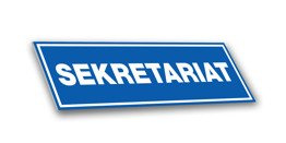Tabliczka PCV - Sekretariat