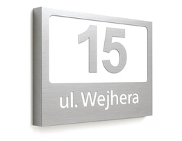 Podświetlany numer domu wzP4