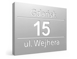Podświetlany numer domu wzP5