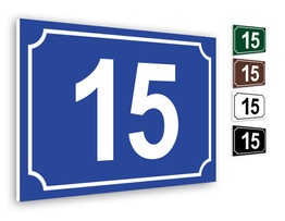 Tabliczka adresowa PCV wz6