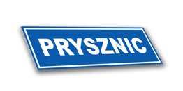 Tabliczka PCV - Prysznic