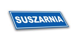 Tabliczka PCV - Suszarnia