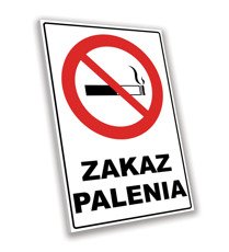 Tabliczka PCV - Zakaz Palenia