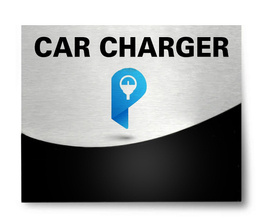 Tabliczka hotelowa Car charger Silver Layer