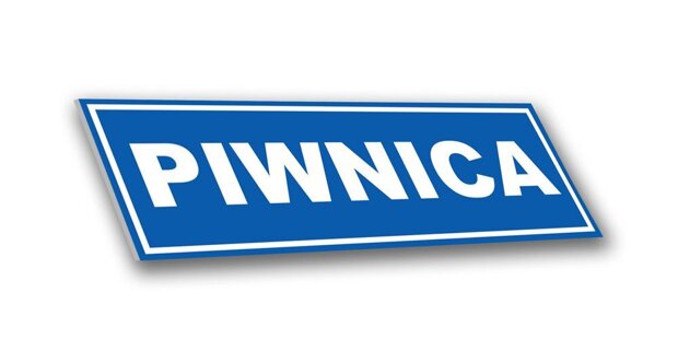 Tabliczka PCV - Piwnica