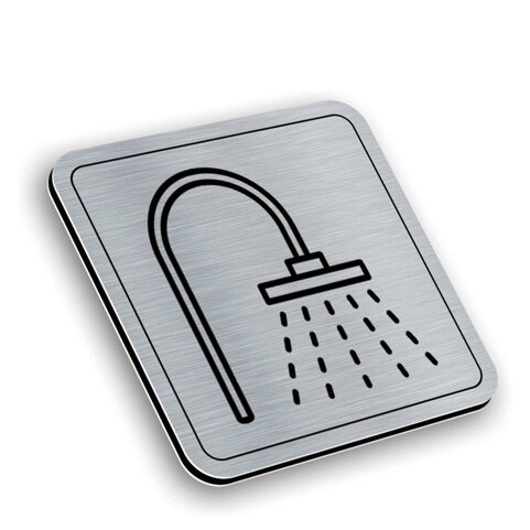 Tabliczka aluminiowa prysznic - wz5
