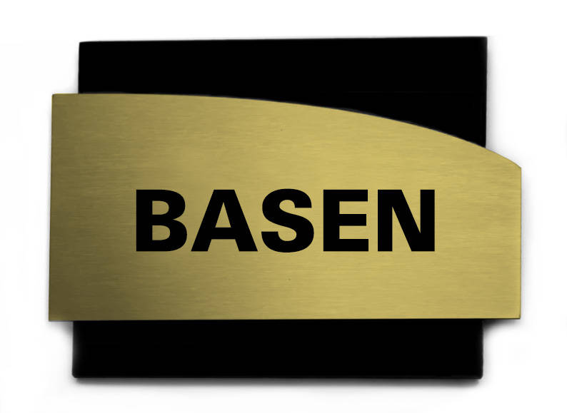 Tabliczka hotelowa Basen Gold Layer