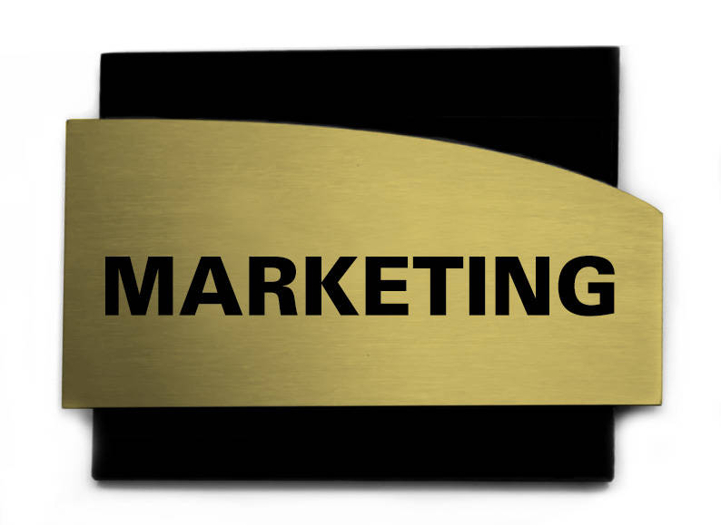 Tabliczka hotelowa Marketing Gold Layer