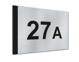 Aluminiowa tabliczka z numerem domu W3